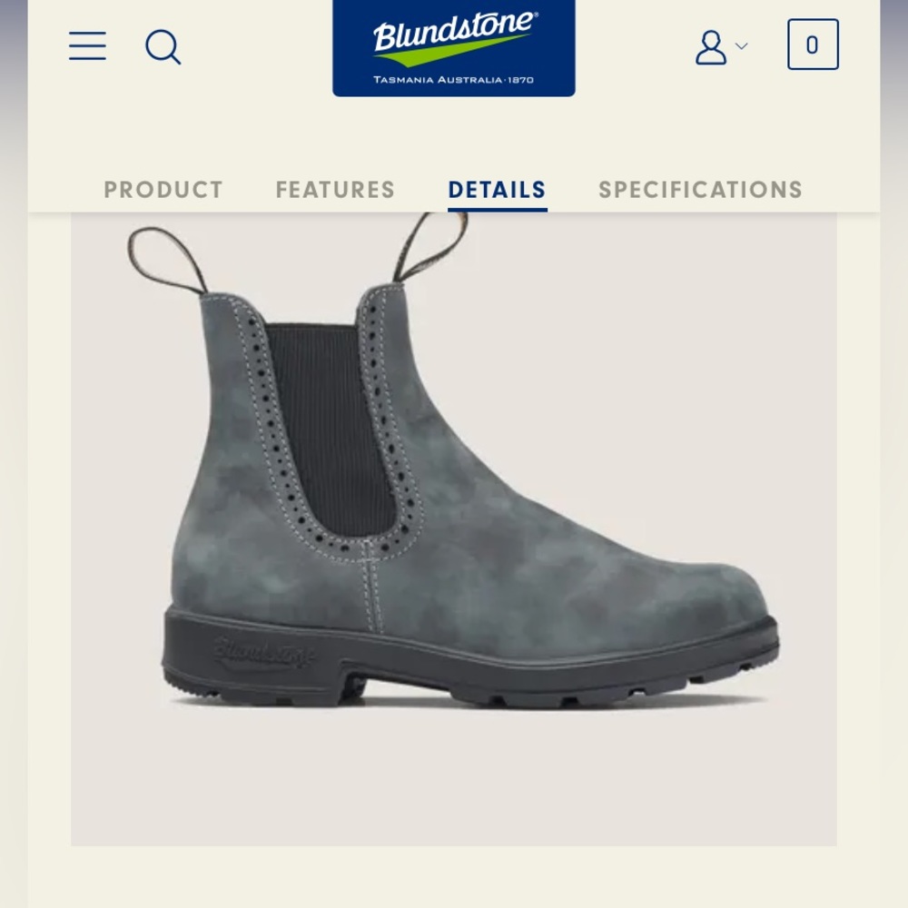 5 1/2 Aus 8 1/2 US Women’s Rustic Black Brand New Blundstones